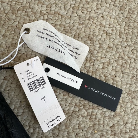 NWT Anthropologie the essential slim pants - Picture 2 of 5